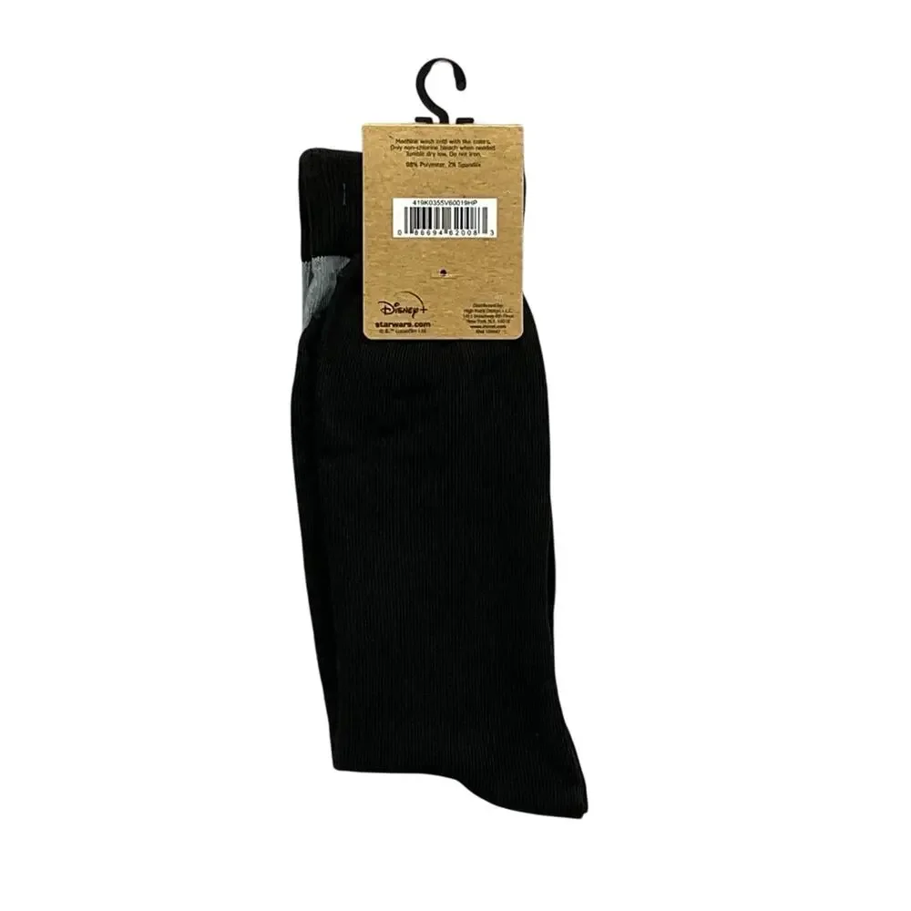Disney Star Wars Christmas Crew Socks Mens Size 6.5 -12 Mandalorian Mickey Mouse